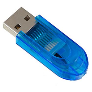 Картридер Perfeo PF-VI-R015 microSD, blue
