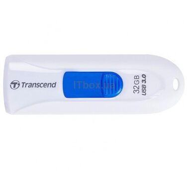 Память Flash Drive 32Gb Transcend JetFlash 790, USB 3.0, белый/голубой (TS32GJF790W)