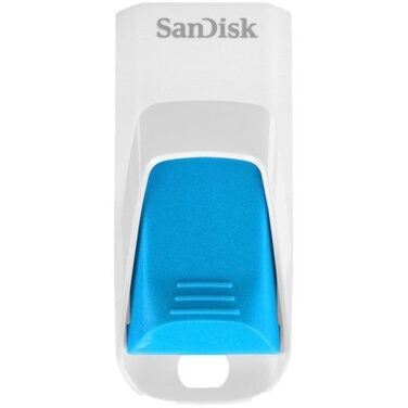 Память Flash Drive 8GB SanDisk Cruzer Edge CZ51W , USB 2.0, White/Blue