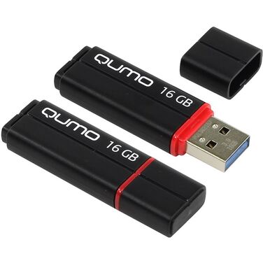 Память Flash Drive 16GB QUMO SPEEDSTER 3.0 BLACK