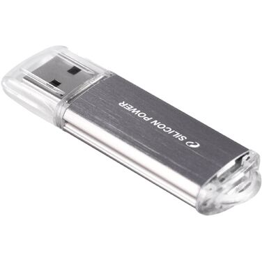 Память Flash Drive 8Gb Silicon Power Ultima II I-Series Silver, USB 2.0 (SP008GBUF2M01VS)