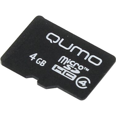 Карта памяти 4Gb QUMO microSDHC class4 (QM4GMICSDHC4NA)
