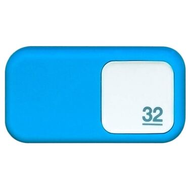 Память Flash Drive 32GB QUMO Silicone Blue, цвет корпуса сиреневый USB 2.0