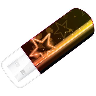 Память Flash Drive 16GB Verbatim Mini Neon Edition, Orange, USB 2.0