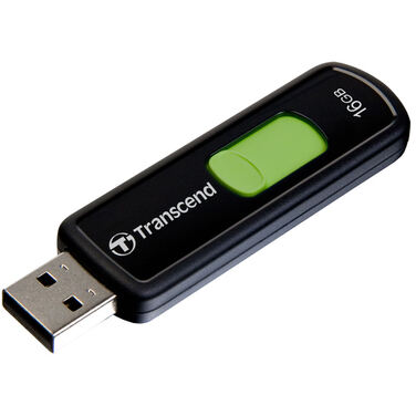 Память Flash Drive 16Gb Transcend JetFlash 500 Green USB2.0 (TS16GJF500)