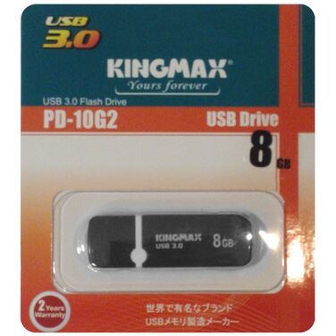 Память Flash Drive 8Gb Kingmax PD-10 Black USB 3.0 (KM08GPD10B)