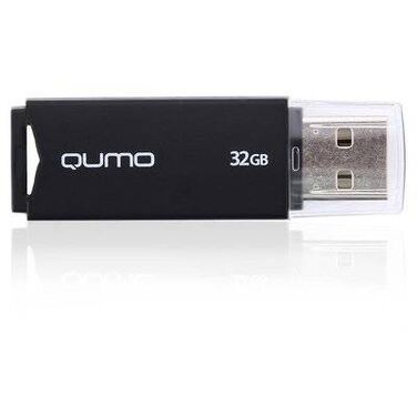 Память Flash Drive 32Gb QUMO Tropic Black, USB 2.0 (QM32GUD-TRP-Black)