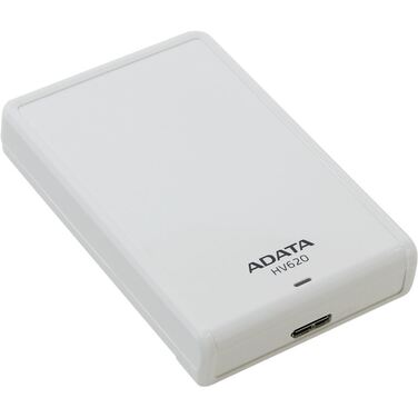 Жесткий диск внешний 500Gb ADATA HV620 2.5", белый, USB 3.0 (AHV620-500GU3-CWH)