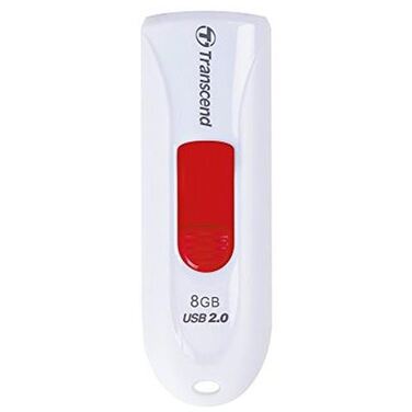 Память Flash Drive 8GB Transcend JetFlash 590, USB 2.0, Белый