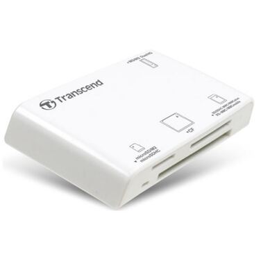 Картридер Transcend RDP8 white, USB 2.0 (TS-RDP8W)