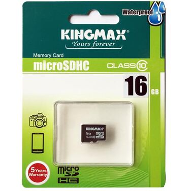 Карта памяти 16Gb Kingmax microSDHC class10 (KM16GMCSDHC10)