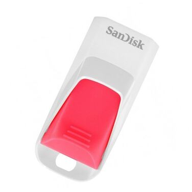 Память Flash Drive 16Gb SanDisk Cruzer Edge, White/Pink USB 2.0 (SDCZ51-016G-B35P)
