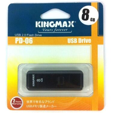 Память Flash Drive 8Gb Kingmax PD-06 Black USB
