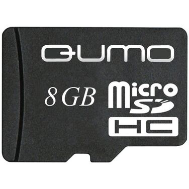 Карта памяти 8Gb QUMO microSDHC class10 (QM8GMICSDHC10NA)