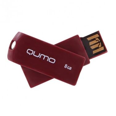 Память Flash Drive 8GB QUMO Twist Rosewood, USB 2.0 (QM8GUD-TW-Rosewood)