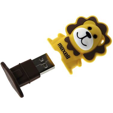 Память Flash Drive 8Gb Maxell The Safari Collection Animal Lion, USB 2.0