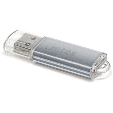 Память Flash Drive 4Gb Mirex Unit, серебро, USB 2.0 (13600-FMUUSI04)