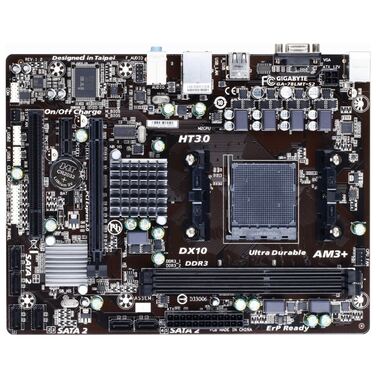 Материнская плата Soc-AM3+ GigaByte GA-78LMT-S2 AMD 760G + SB710, 2*DDR3, PCI-E16x, SVGA, DVI, SATA
