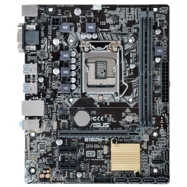 Материнская плата Soc-1151 Asus B150M-K Intel B150/ 2xDDR4/ DVI/ D-SUB/ 6*USB3.0/ 6*SATA 6Gb/s/ 1*PC