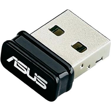 Беспроводной адаптер Asus USB-N10 Nano USB2.0 Adapter (802.11n/150Mbps) RTL
