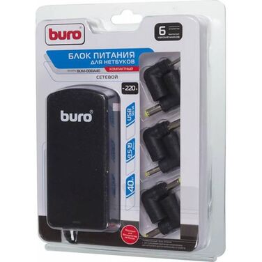 Блок питания для ноутбука Buro BUM-0061A40 автоматический 40W 7.5V-20V 6-connectors 3.2A 1xUSB 1A от