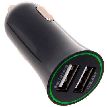 Автомобильное зарядное устройство USB Orient USB-2220AN 12-24V -> 5V, 2100mA, 2 выхода
