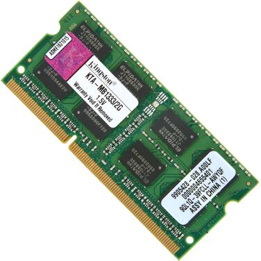 Память 2Gb DDR3 SODIMM 1333MHz Kingston (RBU1333D3S9S8G/2GE)