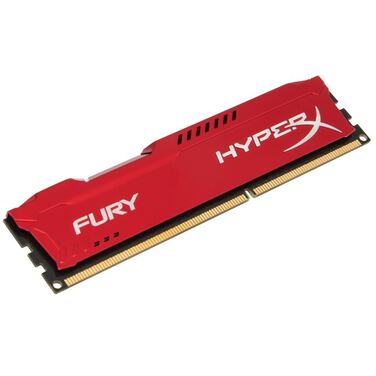 Память 8Gb DDR3 1866MHz Kingston PC-14900 HyperX Fury RED (HX318C10FR/8)