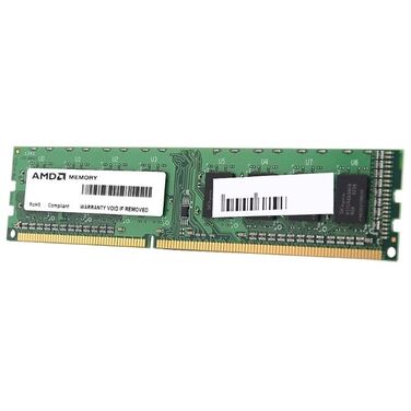 Память 2GB DDR2 800MHz AMD Radeon R3 Value Series Green R322G805U2S-UGO Non-ECC, CL5, 1.5V, Bulk