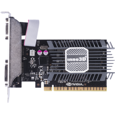 Видеокарта 1Gb INNO3D GeForce GT730 DDR3/64bit/,DVI+VGA+HDMI oem