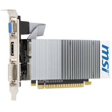 Видеокарта 1Gb PCI-E MSI GeForce 210 N210-TC1GD3H/LP GF210 64b DDR3 589/5000 DVI/HDMI/CRT/HDCP RTL