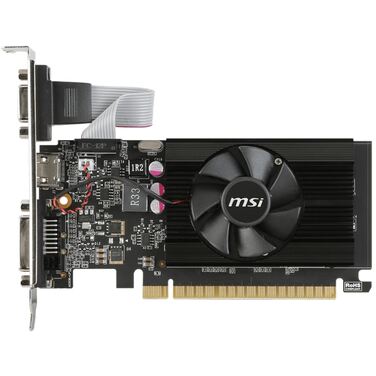 Видеокарта 2Gb PCI-E MSI GeForce GT 710 2GB GDDR3 (GT710 2GD3 LP) RTL