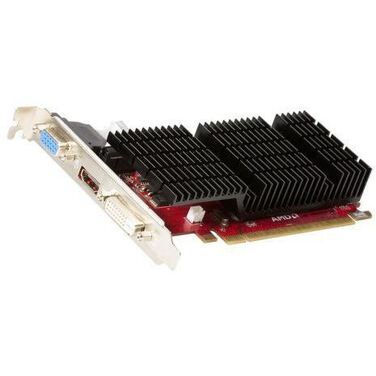 Видеокарта 1Gb PCI-E PowerColor Radeon AX5450 1GBK3-SHEV4 AMD HD5450 64b DDR3 650/800 DVIx1/HDMIx1/C