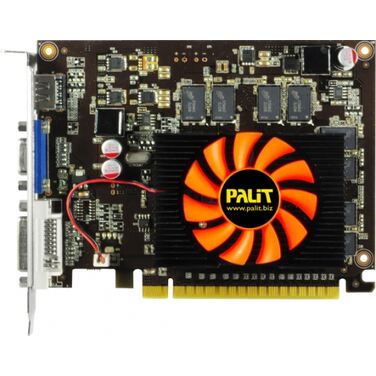 Видеокарта 1Gb PCI-E Palit GeForce GT630 128bit (TC) DDR3 810/1600 HDMI+DVI+CRT bulk