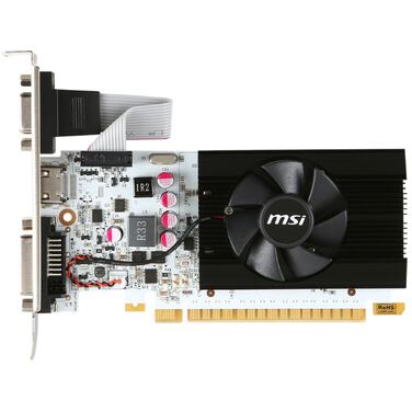 Видеокарта 1Gb PCI-E MSI GeForce GT 730 N730K-1GD5LP/OCV1 nVidia GeForce GT 730 1024Mb 64bit GDDR5 1