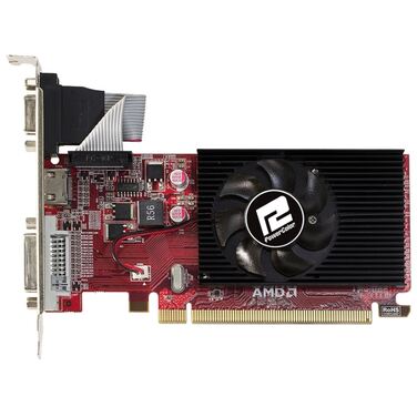 Видеокарта 1Gb PCI-E PowerColor Radeon R5 230, DDR3, 64 bit, DVI-D+HDMI+D-SUB, (AXR5 230 1GBK3-LHE)